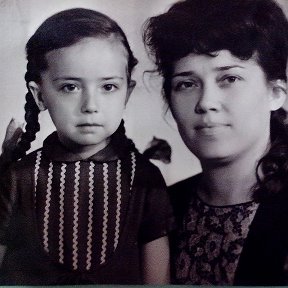 Фотография "С дочкой 1969"
