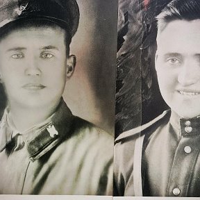 Фотография "Мамины родные братья!!!! Лёша пропал безвести, а Иван погиб в 1946 в Маньжурии!!!! Светлая память!!!!! "