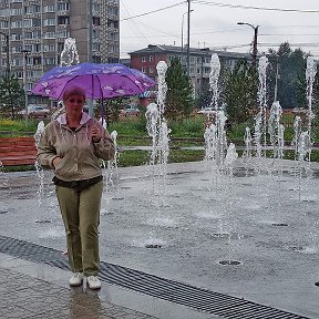 Фотография "Ангарск , фонтан возле роддома  .Июль .2020г"