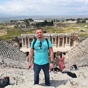 Фотография "Турция, римский амфитеатр в окрестностях Памуккале 2019"