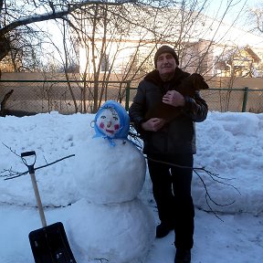 Фотография ""Скульптор" со своим "детищем"!  )))"