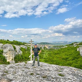 Фотография "На скале Кильсе-Кая в балке Черкез-Кермен"