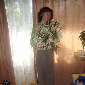 Фотография "любимые лилии от мужа"