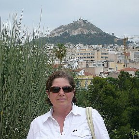 Фотография "вид на холм Ликавитос г.Афины"