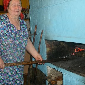 Фотография "пирог полез в печку"