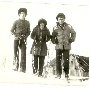 Фотография "Я , Елена Никитина,  и Александр Юдин. 1982 год."