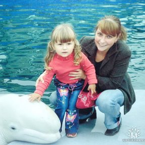Фотография "Мы с дочкой в дильфинарии!!!"