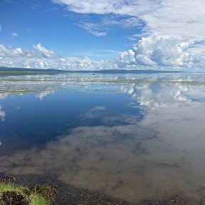 Фотография "Слияние земли и неба"