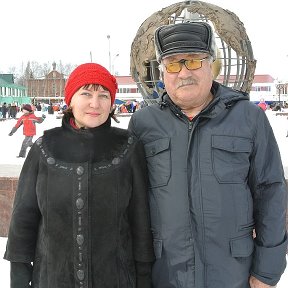 Фотография "Мы с Леной На проводах зимы."