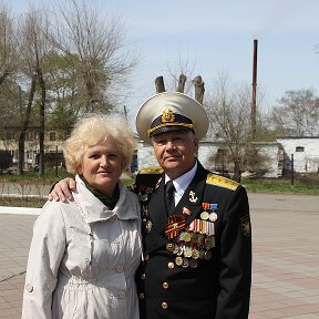 Фотография "...с женой Галиной Васильевной."