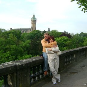 Фотография "С женой в Люксембурге"
