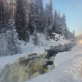 Фотография "Карелия, водопад Кивач "