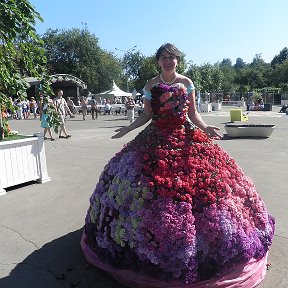 Фотография "цветочная фея.фестиваль ланш.дизайна в парке горького"