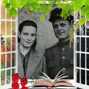 Фотография "Шаповаловы Александра Сергеевна и Алексей Тимофеевич, мои бабушка и дедушка,фото 1944 года"