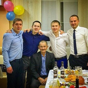 Фотография "Я  с  племянниками ...  Максим  ,  Вова  . Лёха  ,  Андрей ."