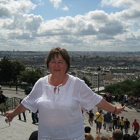 Фотография "Париж подо мною, одна в вышине..."