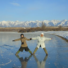 Фотография "Иссык-Куль зимой."