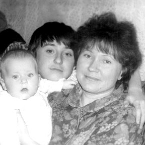 Фотография "Я и мои детки  Алёша  и  Катя.........1987г..."