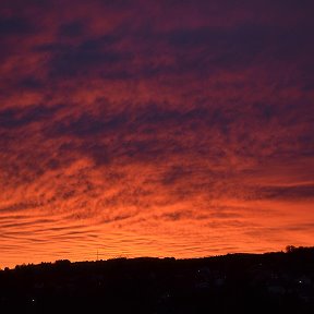 Фотография "Восход солнца над Иллингином вид с моего окна"