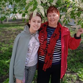 Фотография "С Надюшкой - внучкой."