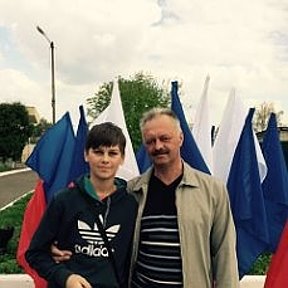 Фотография "с сыном Алексеем"