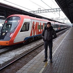 Фотография "Москва, МЦД- D3, станция Выхино. 30 декабря 2023 г. "
