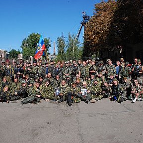 Фотография ": сентября 2014, присяга на верность ЛНР в  Перевальской военной комендатуре"