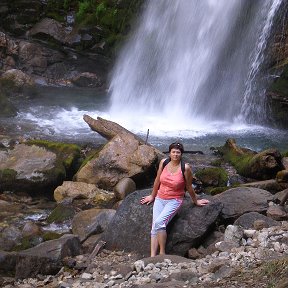 Фотография "водопад в Бзыбском ущелье"