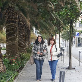 Фотография "Biarritz,eu cu fiica"