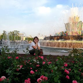 Фотография "ВДНХ!!! У фонтана "Каменный цветок"."