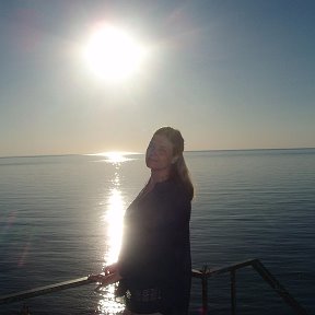 Фотография "Рассвет на море, Крым, Алупка, 2015."