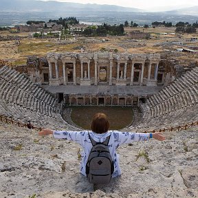 Фотография "Античный амфитеатр Иераполис. Памуккале. Турция. Май 2024г."
