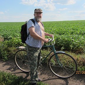 Фотография "на лисапеде в сельмаг.."