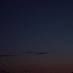 Фотография "Соединение Венеры с Юпитером."