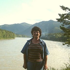 Фотография "Я в Горном Алтае. Река Катунь."