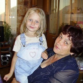 Фотография "с внучкой Дашенькой"