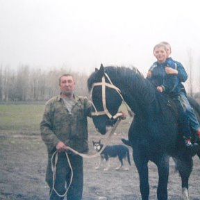 Фотография "я с сыновьями"