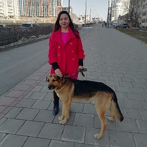 Фотография "04.04.2024  с Джекушем на прогулке🐕‍🦺👍"