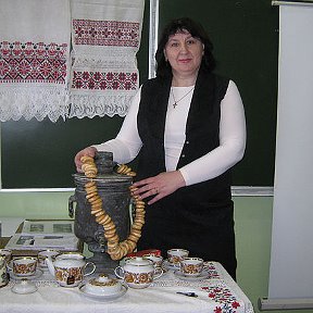 Фотография "Урок на тему "Масленица. Чайные посиделки". 2011г."