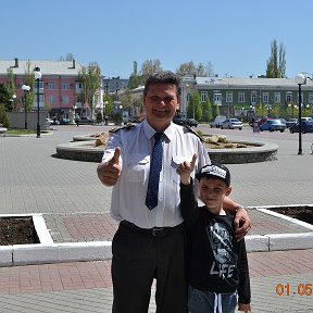 Фотография "1 Мая 2017 с внуком в Бердянске"