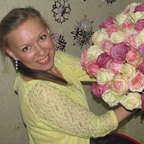 Фотография "цветочки от мужа *)"