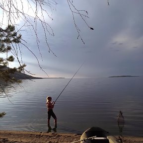 Фотография "Я на рыбалке ( оз.Имантау, Казахстан 2017г.)"