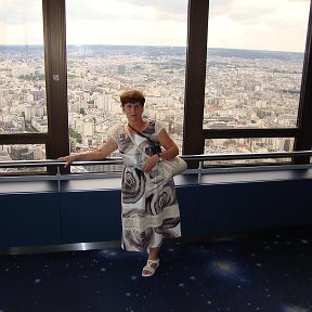 Фотография "вид Парижа с башни Монпарнасса"