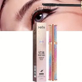 Фотография "SADOER Водостойкая тушь для обьема и подкручивания ресниц Star Mascara
Арт.: 2822
Цена: 250 руб.
Тушь для ресниц сделает твой взгляд роскошным и безупречным. Тушь делает любые ресницы более густыми и объемными всего лишь одним движением . Увеличивает, подкручивает и прокрашивает каждую ресничку. Не осыпается. Обеспечивает тройной объем при первом же нанесении.Тушь легко наносить, удлиняет и подкручивает ресницы, делая взгляд более открытым.

Подходит для повседневного макияжа
Щеточка аккуратная, ей удобно прокрашивать ресницы, особенно в уголках глаз."