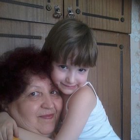Фотография "я и внуча эвелина"