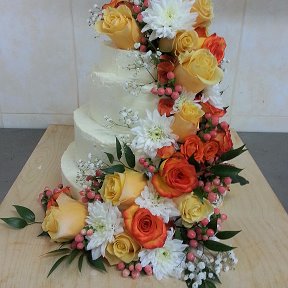 Фотография "Один из тортиков с осенней свадьбы"
