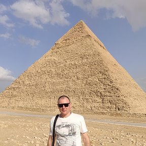 Фотография "Пирамида Хуфу, Каир, Египет."