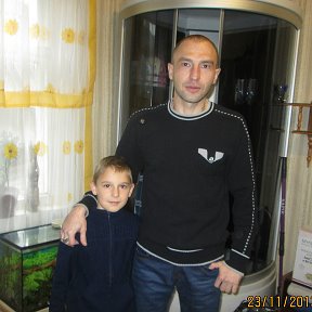 Фотография "я и мой  сын Максим."