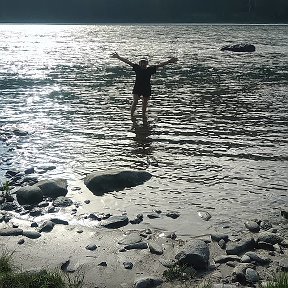 Фотография "Я на реке абакан "