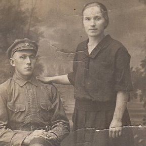 Фотография "Моя бабушка и дедушка..Яскеляйнен Петр Павлович и Мария Матвеевна.."